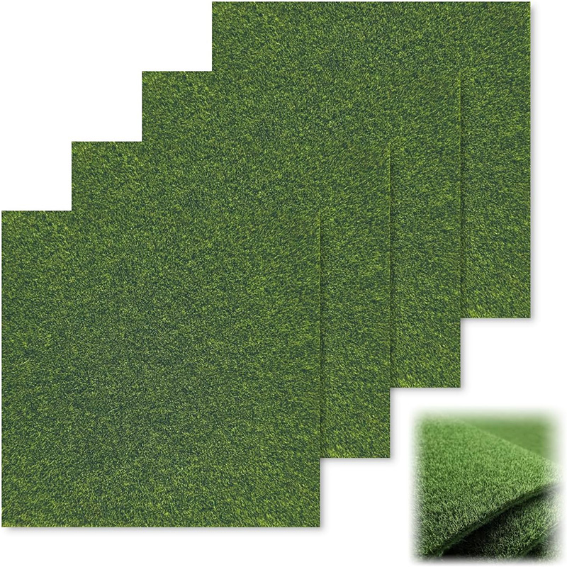 Smart Garden Ai - 4/6Pcs Fake Grass Sheets 15x15cm Fake