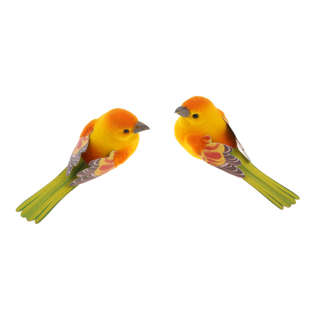 Smart Garden Ai - 2pcs Artificial Small Birds Animal Realistic