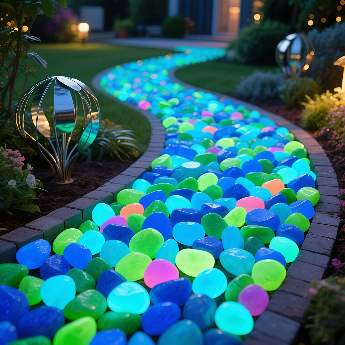 1CM 100pcs Color Goose Stone L - Smart Garden Ai 评论和价格
