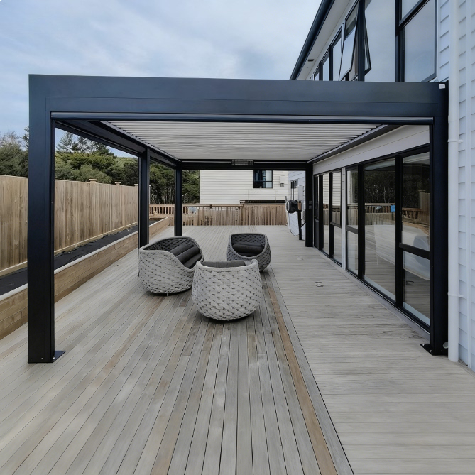 Aluminum Venetian Pergola,Elec - Smart Garden Construct 评论和价格