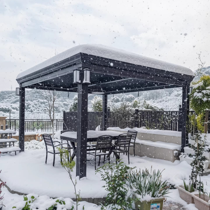 Electric louver pavilion villa - Smart Garden Electric Pergola 评论和价格