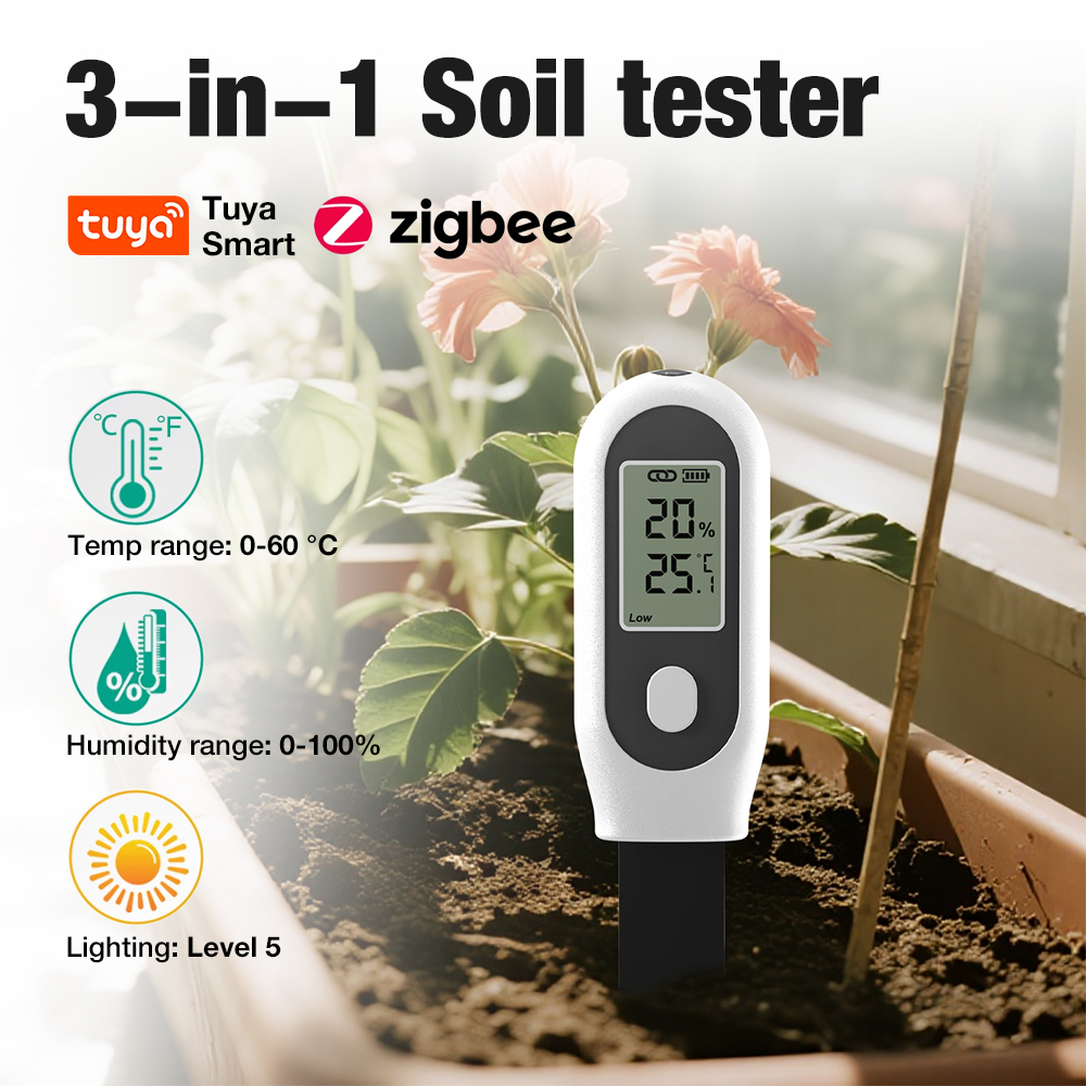 3 in 1 Soil Tester Zigbee Smar - Smart Soil Sensor 评论和价格