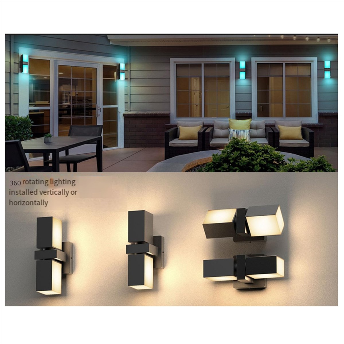 AA19 LED Wall Light Dual Head  - Smart Garden Smart Fence 评论和价格