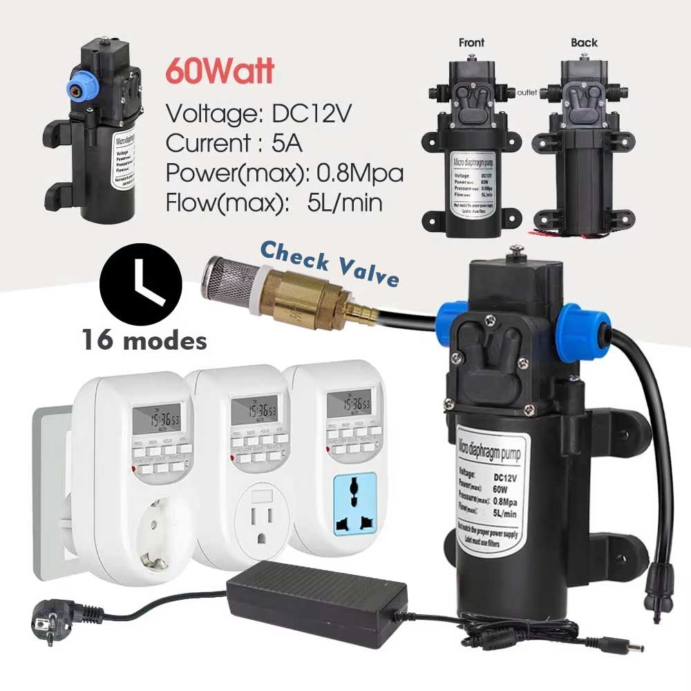60w Self-priming Pump Misting  - Smart Garden Iot 评论和价格