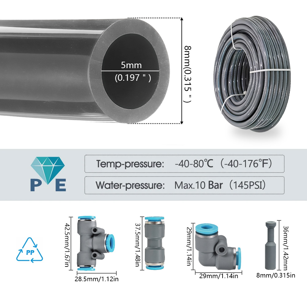 5/8mm Hose FlexibleQuick Conne - Smart Garden Hose 评论和价格
