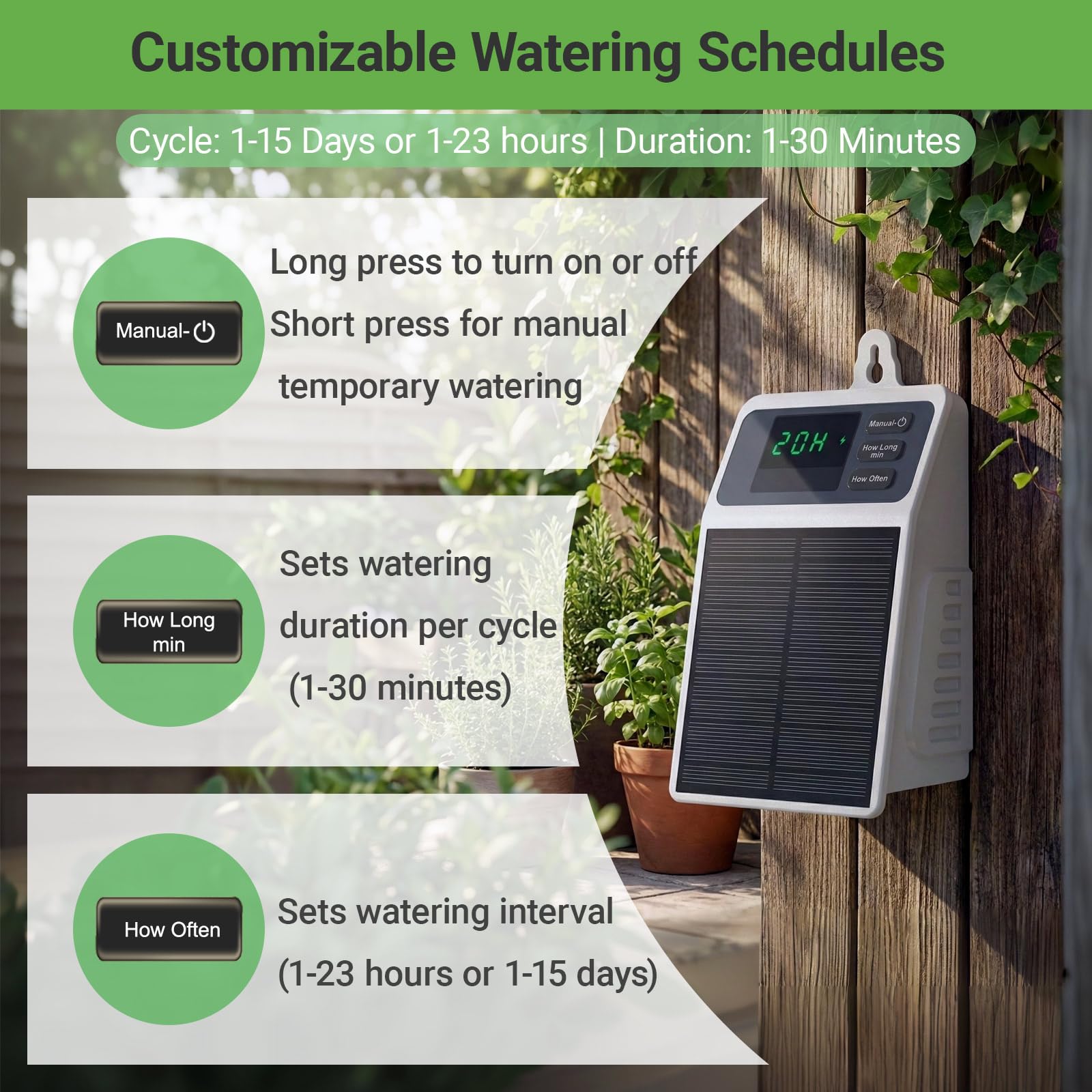 Upgraded Solar Drip Irrigation - Smart Garden Sprinkler System 评论和价格