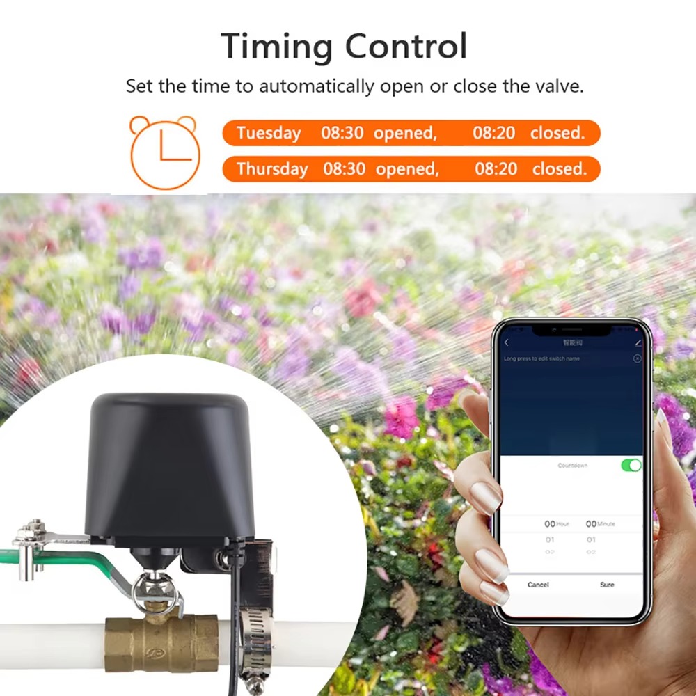Tuya Zigbee or Wifi Water Valv - Smart Garden Instructions 评论和价格