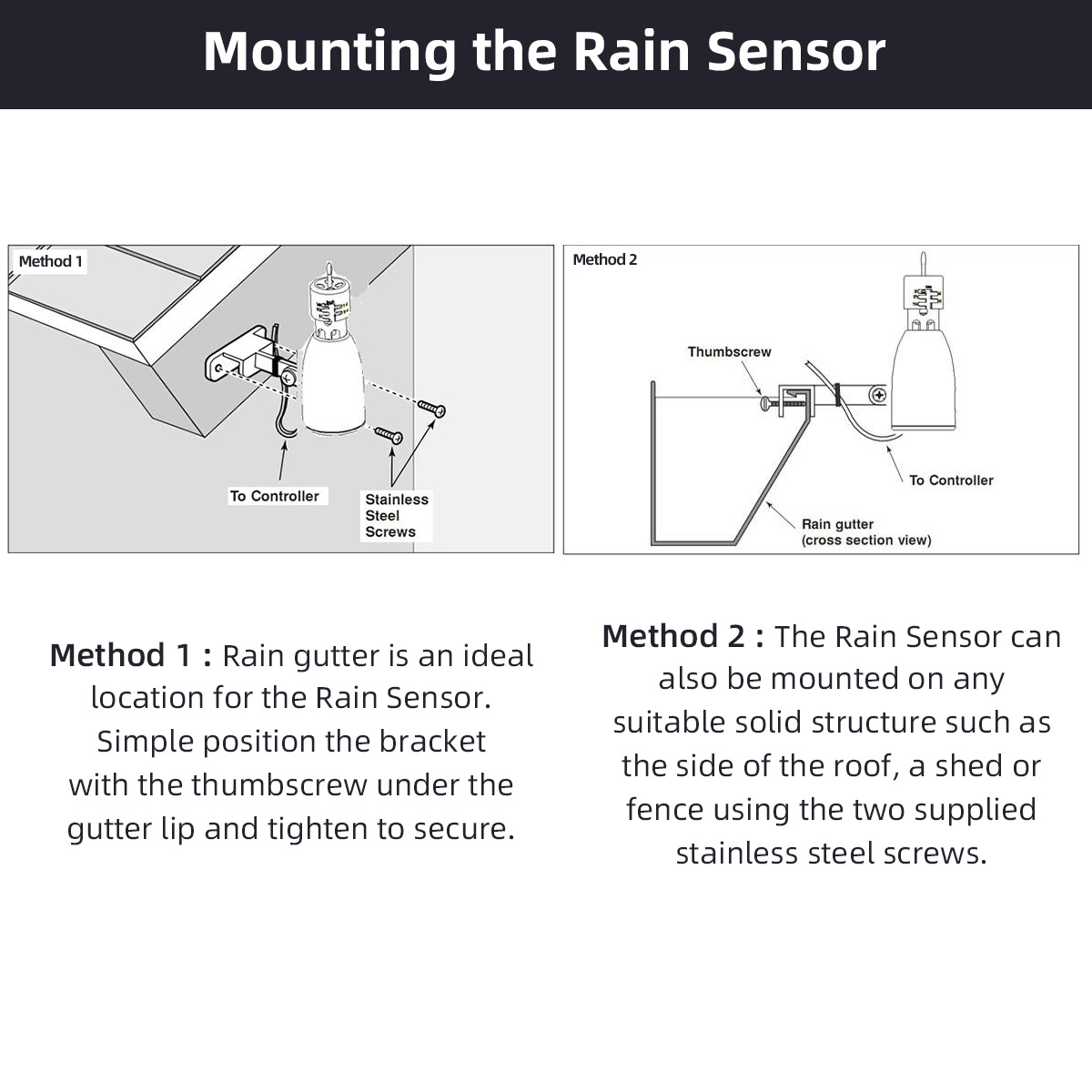 Mini Rain Sensor Automatically - Smart Garden Sprinkler System 评论和价格