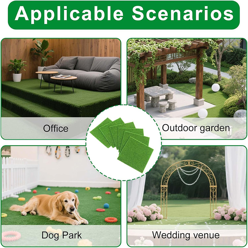 4/6Pcs Fake Grass Sheets 15x15 - Smart Garden Ai 评论和价格