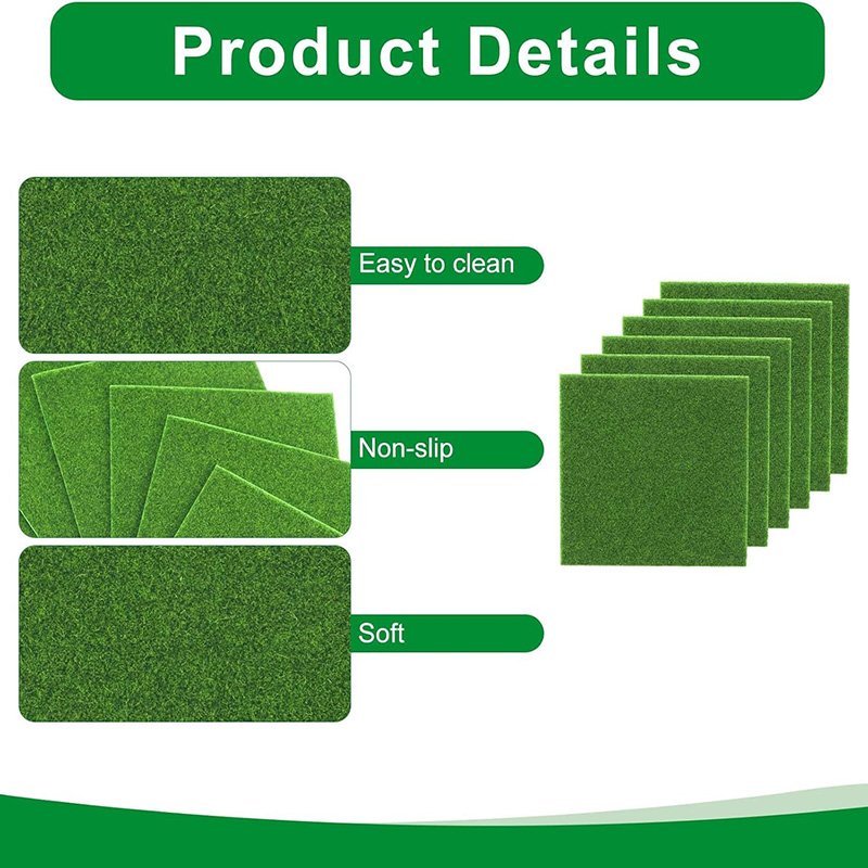 4/6Pcs Fake Grass Sheets 15x15 - Smart Garden Ai 评论和价格