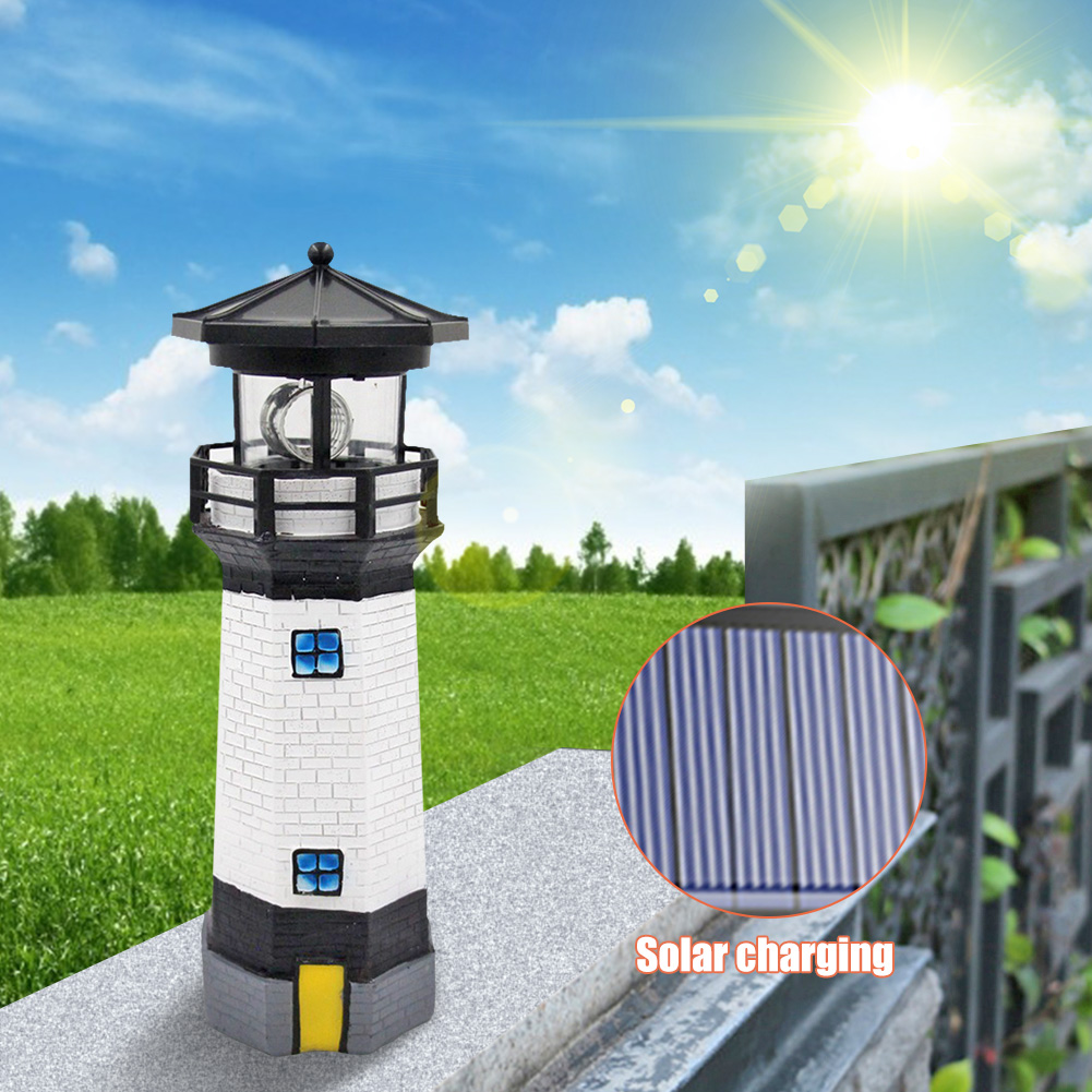 Lighthouse Shape Solar LED Lig - Smart Garden Smart Fence 评论和价格