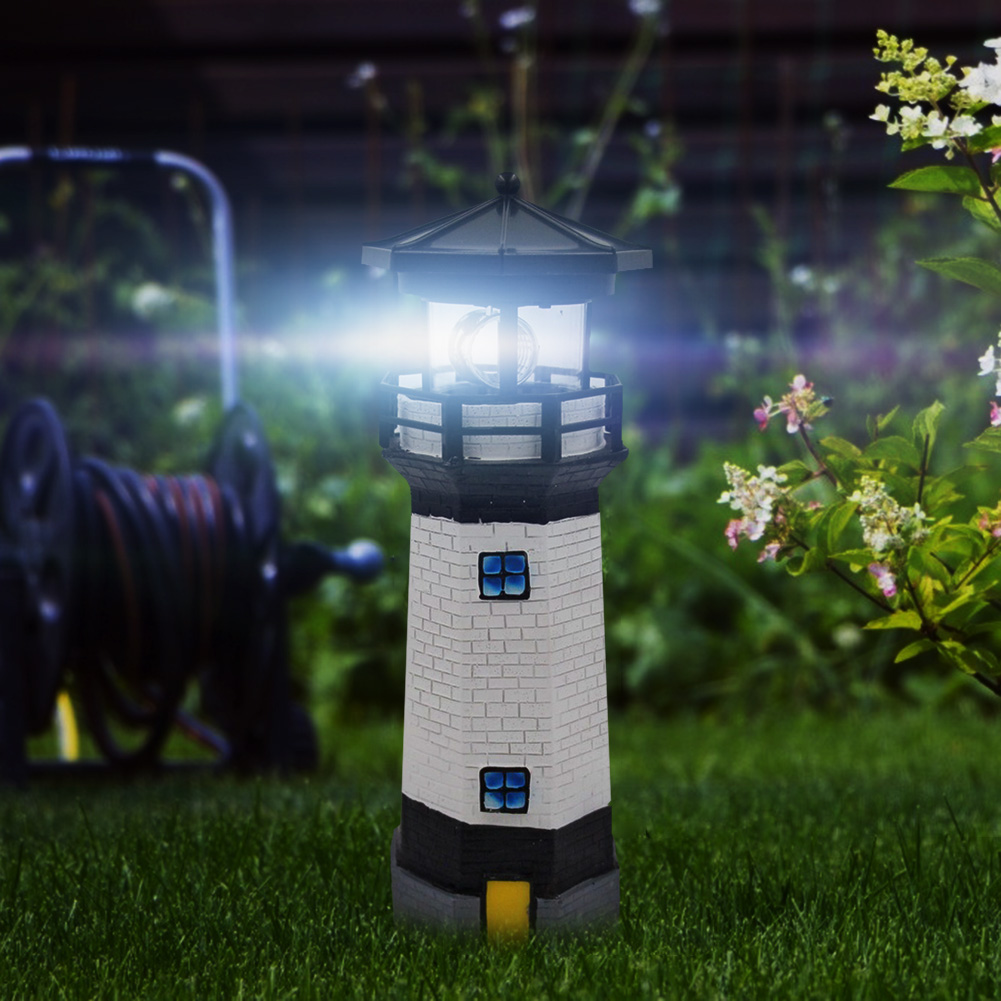 Lighthouse Shape Solar LED Lig - Smart Garden Smart Fence 评论和价格