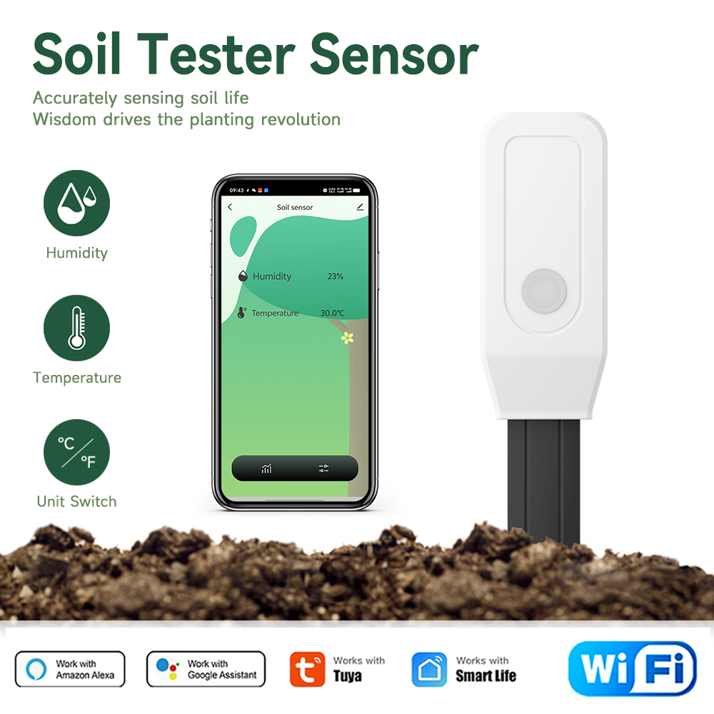 Tuya Smart WiFi Soil Tester Te - Smart Soil Sensor 评论和价格