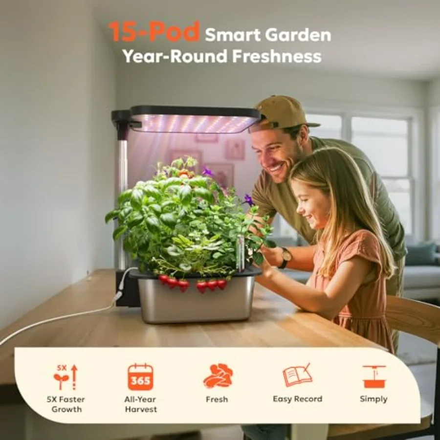 Indoor herb garden kit with 15 - Smart Garden Construct 评论和价格