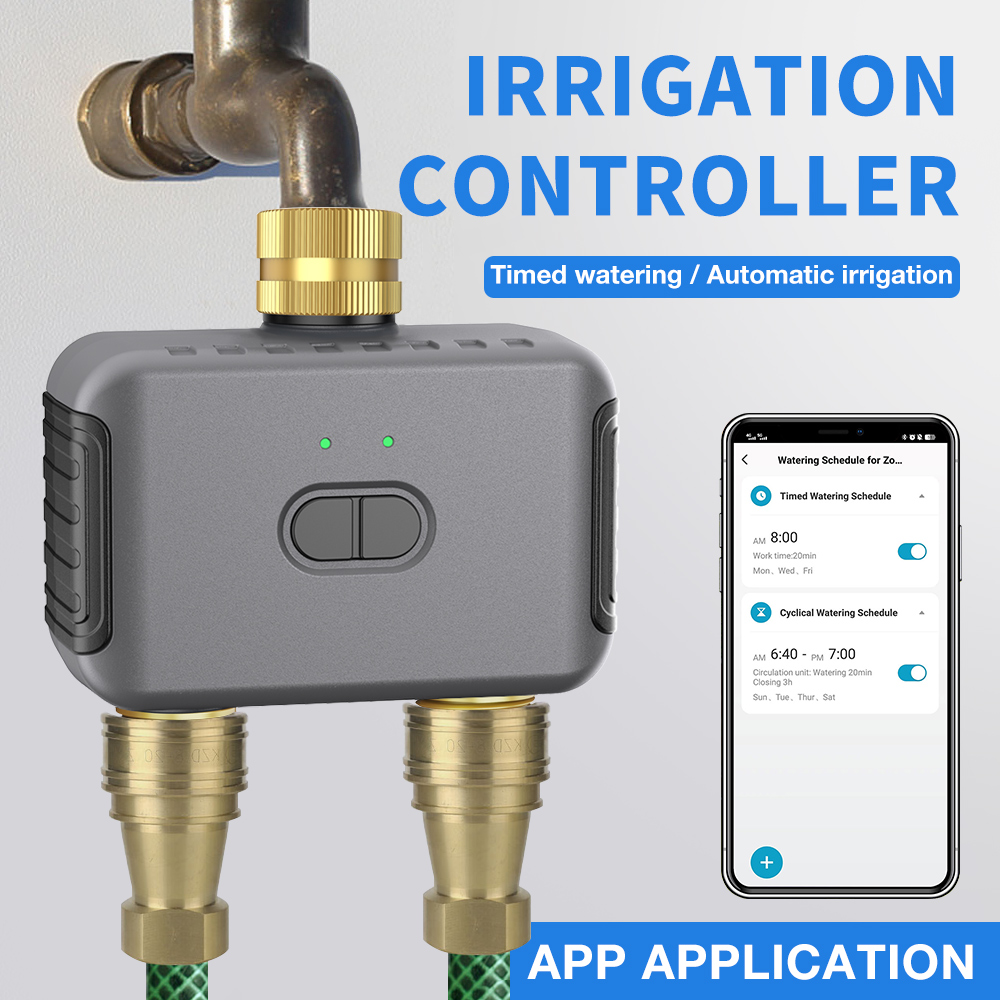 Tuya 2 Zone Watering Timer Gar - Smart Gardening 评论和价格