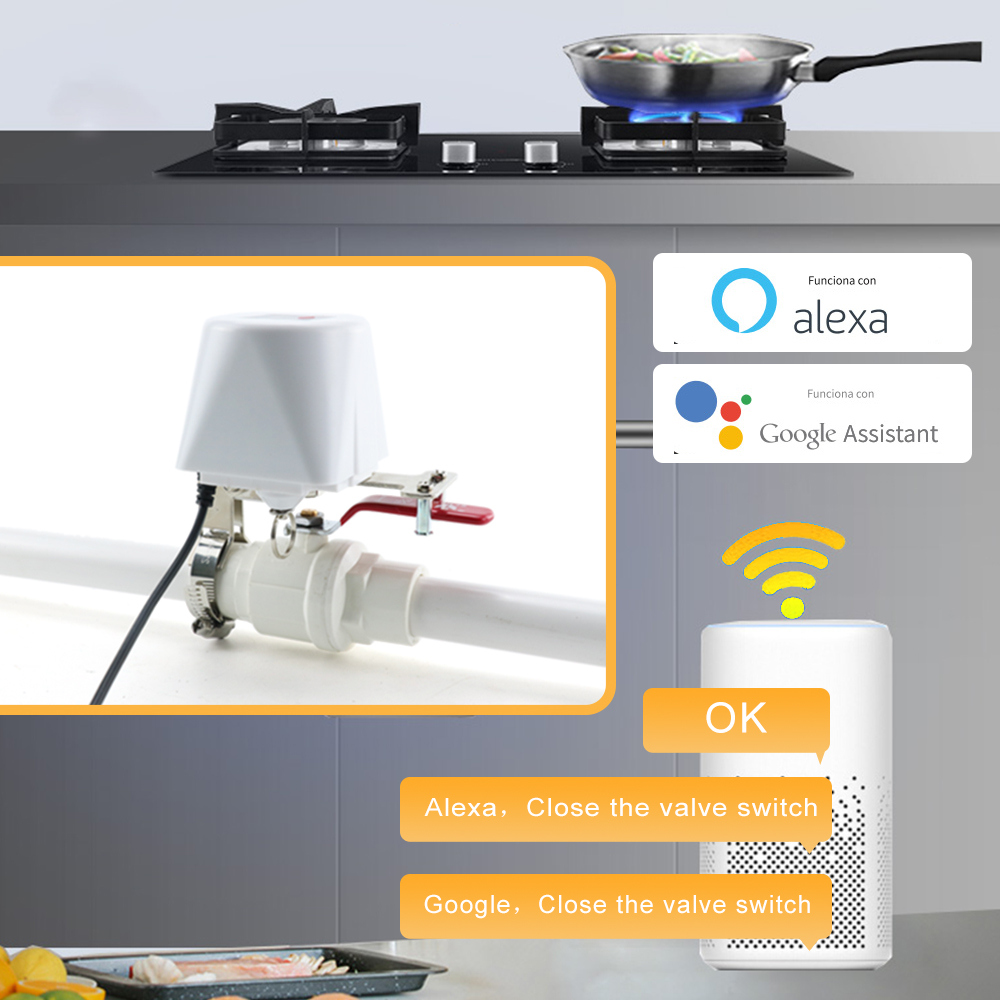 WiFi Water Valve Gas Shutoff   - Smart Garden Instructions 评论和价格