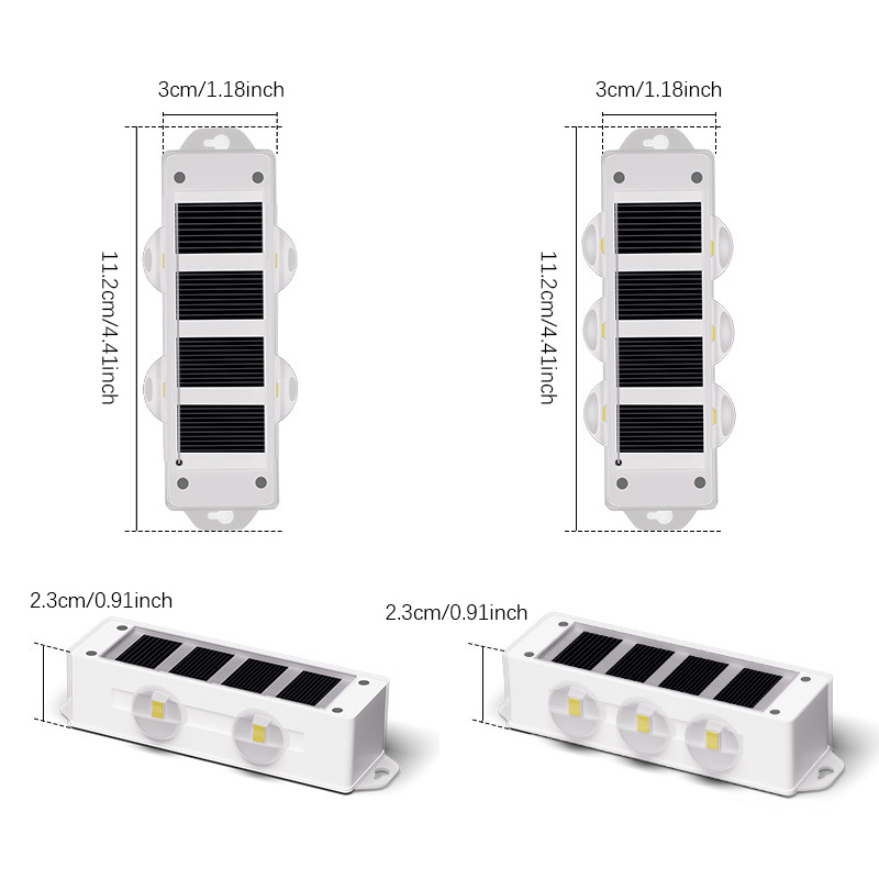 Pop 4Pcs Solar Wall Lights Wit - Smart Garden Smart Fence 评论和价格