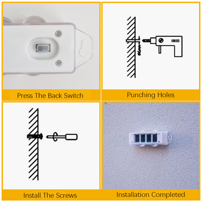 Pop 4Pcs Solar Wall Lights Wit - Smart Garden Smart Fence 评论和价格